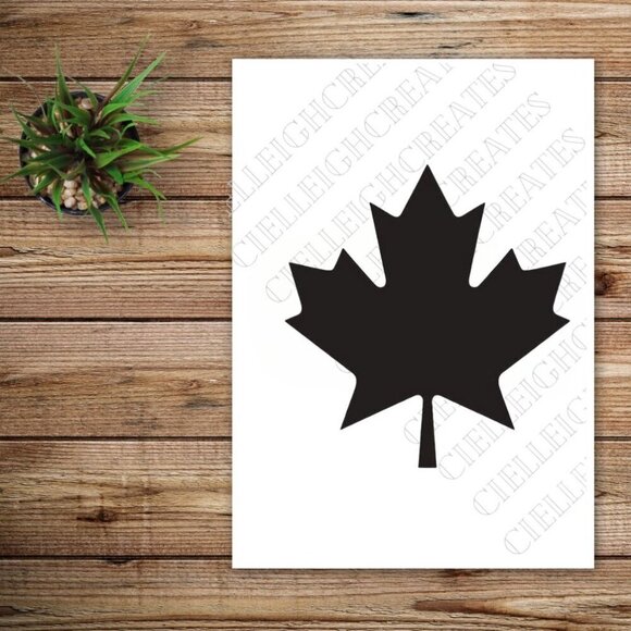 *2 for $20* Maple Leaf Vinyl decal Sticker Handcrafted - Picture 1 of 5
